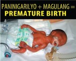 Philippines 2014 ETS baby - targets parents, premature birth (Filipino)