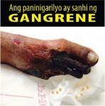 Philippines 2014 Health Effects Vascular System - gangrene, gross (Filipino)