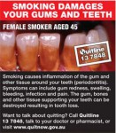 Australia 2012 Health Effects Mouth - diseased teeth back